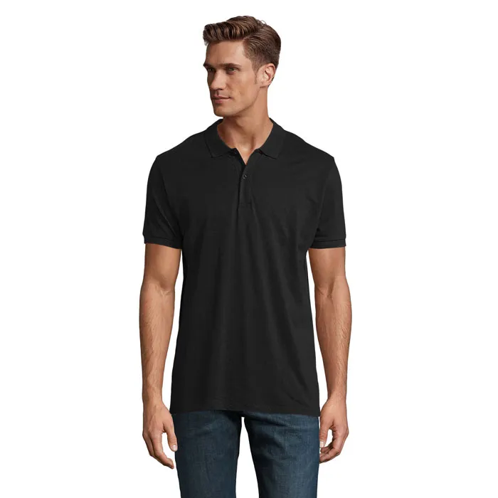 PLANET MEN Polo 170g personalizat, black