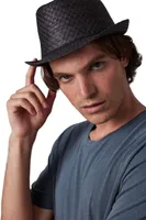 Căciulă K-UP Retro Panama Style Straw Hat personalizată, pe model