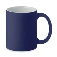 Cană colorată mată 300 ml personalizată, albastru marin francez