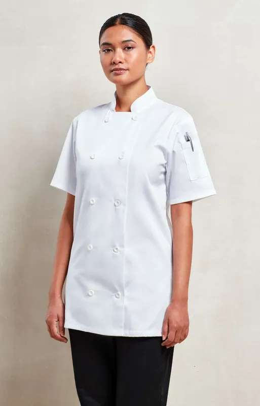 Jachetă damă Premier Short Sleeve Chef S