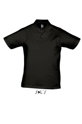 Tricou polo bărbați SOL'S Prescott personalizat, negru