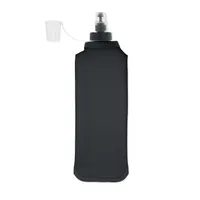 Sticlă de apă pliabilă 500ml personalizată, vedere lateral