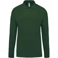 Tricou polo bărbați Kariban Piqué personalizat, verde
