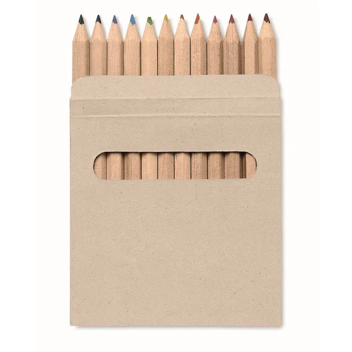 Set de 12 creioane colorate personalizat