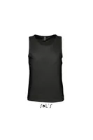 Tricou bărbați SOL'S Justin Tank Top personalizat, negru
