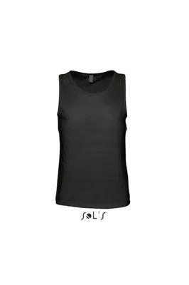 Tricou bărbați SOL'S Justin Tank Top personalizat, negru