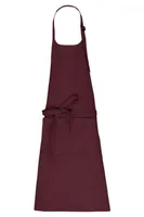 Șorț Kariban With Pocket IN Organic Cotton personalizat, roșu