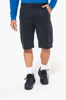 Pantaloni scurți bărbați Kariban Multipocket Bermuda Shorts personalizați, pe model