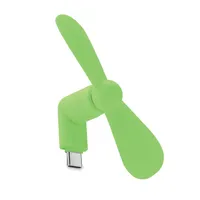 Ventilator USB portabil personalizat, lime