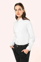 Cămașă damă Kariban Premium Twill personalizată, pe model