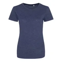 Tricou damă Just Ts Tri-blend T personalizat, albastru