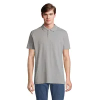 Tricou polo unisex Sol's Pulse personalizat, gri melange 2