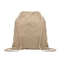 Pungă bumbac reciclat 140 g/m² MO24202-3 personalizată, kaki