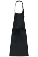 Șorț Kariban Cotton High-temperature Washable personalizat, negru