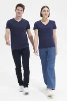 Tricou bărbați SOL'S Imperial V V-neck personalizat, pe model