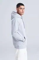 Hanorac unisex Just Hoods Graduate Heavyweight personalizat, pe model