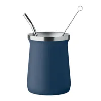 Pahar Yerba mate personalizat, albastru marin francez