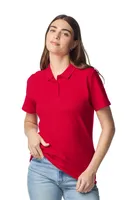 Tricou polo damă Gildan Softstyle™ Double Piqué personalizat, pe model