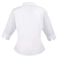 Cămașă damă Premier Poplin 3/4 Sleeve Blouse personalizată, alb