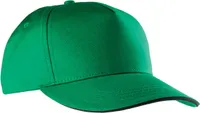 Șapcă K-UP Sandwich Peak 5 Panels personalizată, verde