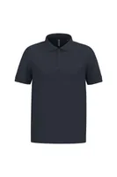 Tricou polo bărbați Kariban Short-sleeved Piqué personalizat, albastru