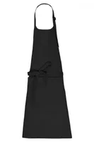 Șorț Kariban With Pocket IN Organic Cotton personalizat, negru