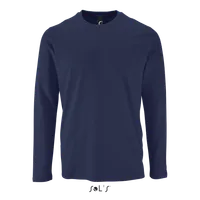 Tricou cu mânecă lungă bărbați SOL'S Imperial Lsl personalizat, albastru
