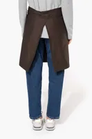 Șorț Kariban Cotton Mid-length personalizat, pe model