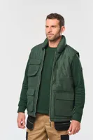 Vestă unisex Designed To Work Quilted Bodywarmer personalizată, pe model