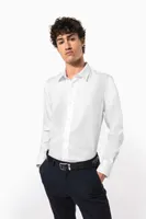 Cămașă bărbați Kariban Fitted Non-iron personalizată, pe model