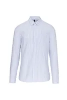 Striped White/Oxford Blue