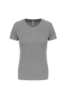 Tricou damă Proact Short-sleeved Sports personalizat, gri