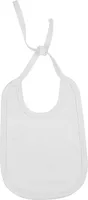 Baveță copii Kariban Cotton Bib personalizată, alb