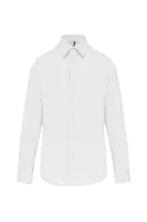 Cămașă bărbați Kariban Cotton/elastane personalizată, alb