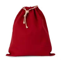 Geantă Kimood Cotton With Drawcord Closure Large Size personalizată, roșu, în context