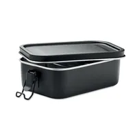 Cutie pt prânz de inox 750ml personalizat, vedere lateral