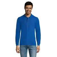 PERFECT MEN LSL POLO 180g personalizat, royal blue