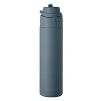 Sticlă cu perete simplu 650 ml personalizată, petrol