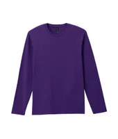 Tricou cu mânecă lungă unisex Gildan Softstyle™ Adult personalizat, violet
