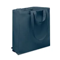 Sacoșă  din bumbac reciclat personalizată, albastru