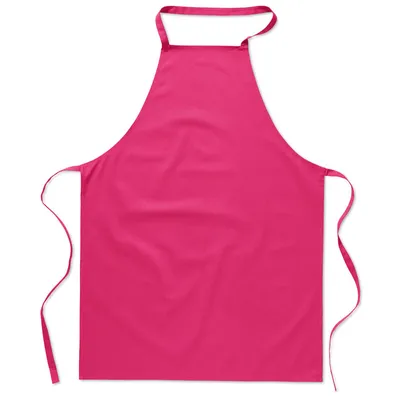Şorţ bucătărie bumbac personalizat, fucsia