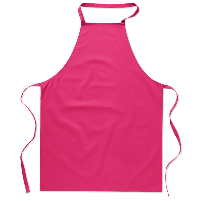 Şorţ bucătărie bumbac personalizat, fucsia