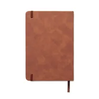 Notebook A5 PU fumuriu personalizat, vedere spate
