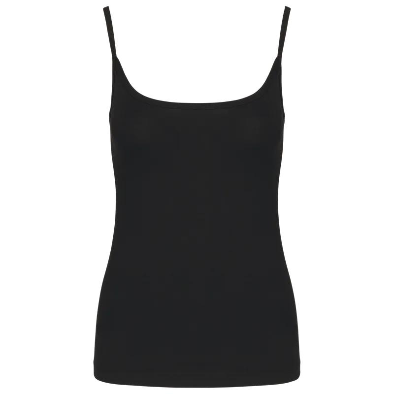 Tricou damă Kariban Strappy Tank Top personalizat, negru