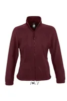 Jachetă polar damă SOL'S North Zipped Fleece personalizată, roșu