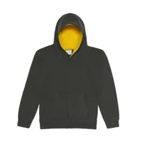 Hanorac copii Just Hoods Varsity personalizat, verde