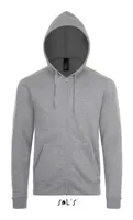 Hanorac unisex SOL'S Stone Zip personalizat, gri