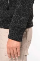 Jachetă damă Kariban Full Zip Heather personalizată, pe model