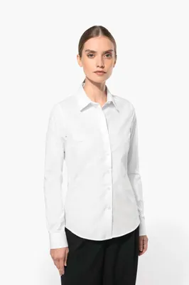 Cămașă damă Kariban Cotton Poplin