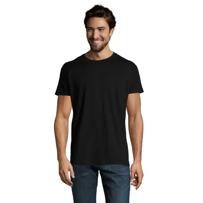 Tricou IMPERIAL MEN 190g personalizat, deep black